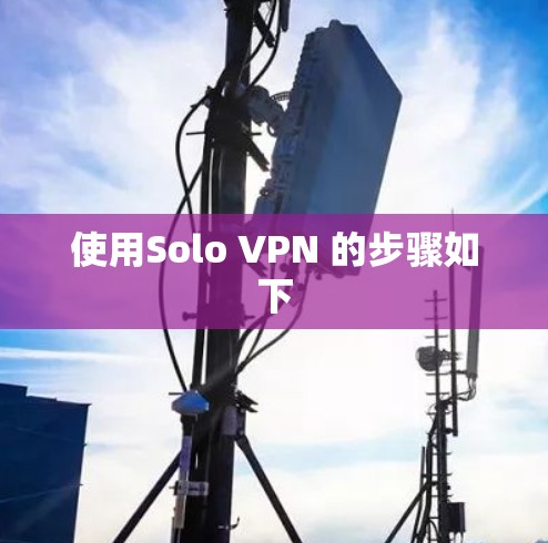 使用Solo VPN 的步骤如下 使用Solo VPN 的步骤如下