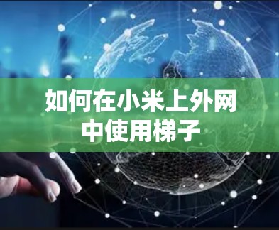 如何在小米上外网中使用梯子