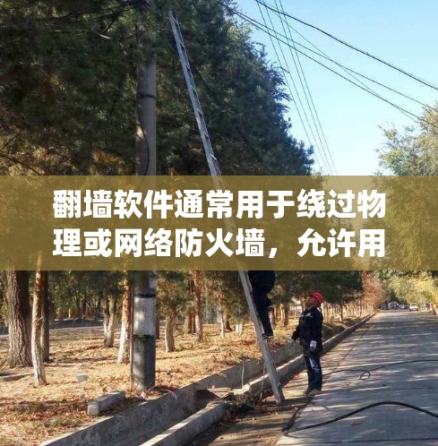 翻墙软件通常用于绕过物理或网络防火墙,允许用户访问外部网络。以下是一些常见的翻墙软件及其功能 翻墙软件通常用于绕过物理或网络防火墙,允许用户访问外部网络。以下是一些常见的翻墙软件及其功能
