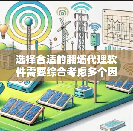 选择合适的翻墙代理软件需要综合考虑多个因素，以下是一些关键点和建议，帮助你做出明智的选择