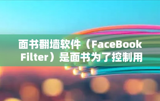 面书翻墙软件（FaceBook Filter）是面书为了控制用户访问而开发的功能，旨在通过限制某些网站的访问权限来管理网络环境。以下是关于面书翻墙软件的详细分析