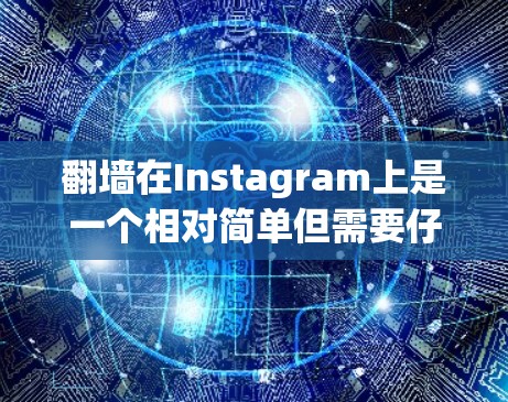 翻墙在Instagram上是一个相对简单但需要仔细准备的过程。以下是一个清晰的步骤指南，帮助你成功使用Instagram进行翻墙