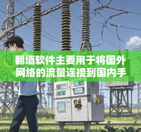 翻墙软件主要用于将国外网络的流量连接到国内手机，提供VPN、在线娱乐、新闻访问等服务。以下是对翻墙软件的分步指南，适合不同使用的场景