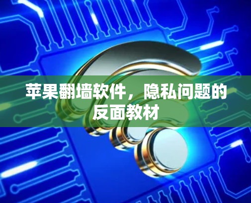 苹果翻墙软件，隐私问题的反面教材