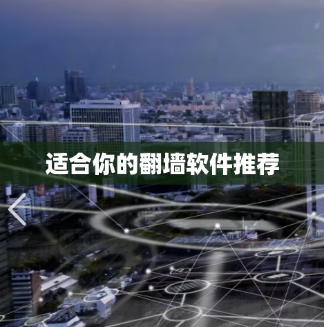 适合你的翻墙软件推荐