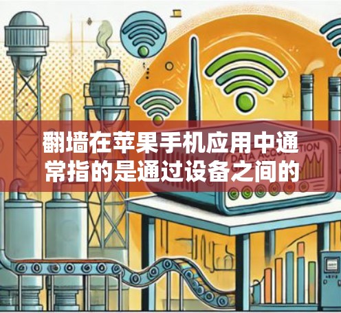 翻墙在苹果手机应用中通常指的是通过设备之间的无线网络或无线网络连接来交换数据或信号。以下是一些关于如何在苹果手机上进行翻墙的步骤和注意事项