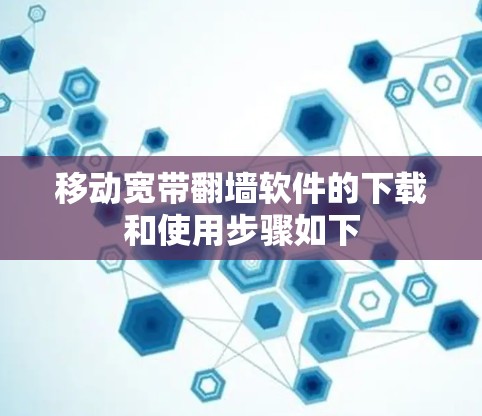 移动宽带翻墙软件的下载和使用步骤如下
