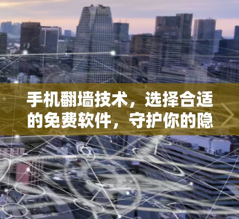 手机翻墙技术，选择合适的免费软件，守护你的隐私
