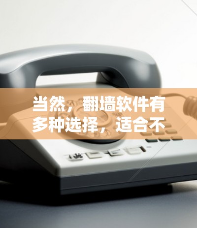 当然，翻墙软件有多种选择，适合不同的需求。以下是一些常见的翻墙软件推荐，涵盖多种功能和兼容性