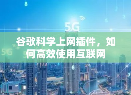 谷歌科学上网插件，如何高效使用互联网
