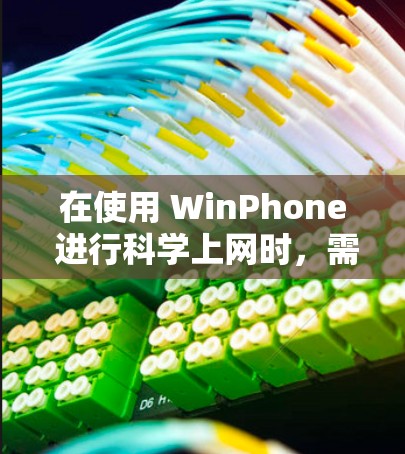 在使用 WinPhone 进行科学上网时，需要注意以下几点，以确保网络连接稳定且安全
