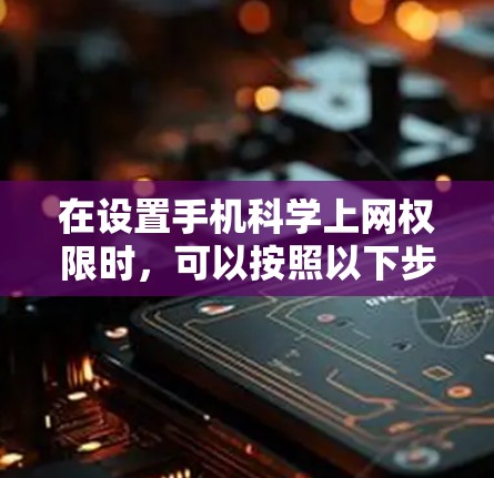在设置手机科学上网权限时,可以按照以下步骤进行操作 在设置手机科学上网权限时,可以按照以下步骤进行操作