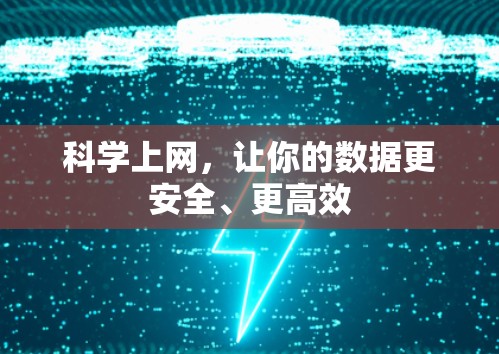 科学上网，让你的数据更安全、更高效